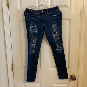 Women’s Distressed American Eagle Jeans👖(6 Reg)